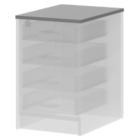 Крышка к тумбе приставной (АТ-07) Арго А-707.60 Серый